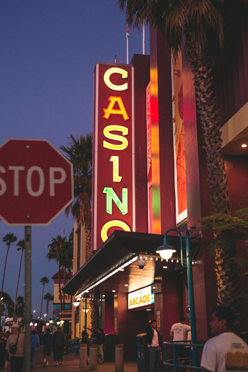 a stop sign in front of a building